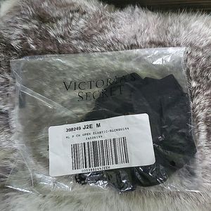 Victoria'S Secret Luxe Banded Lace Crotchless Strappy Cheeky Cheekini Panty